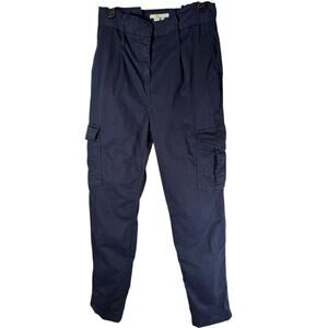 Boden‎ High Rise Navy Blue Cotton Cargo Pants 4 Regular